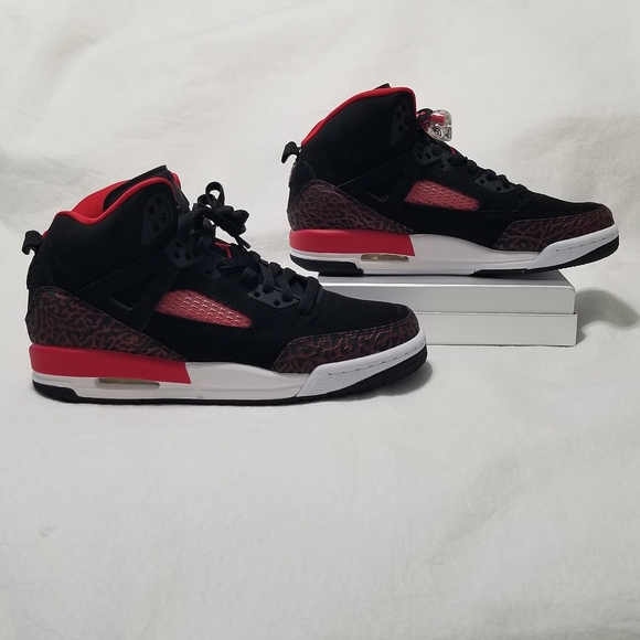 jordan spizike black university red